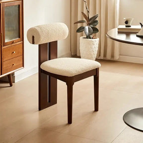 Chaise bois massif vintage nordique