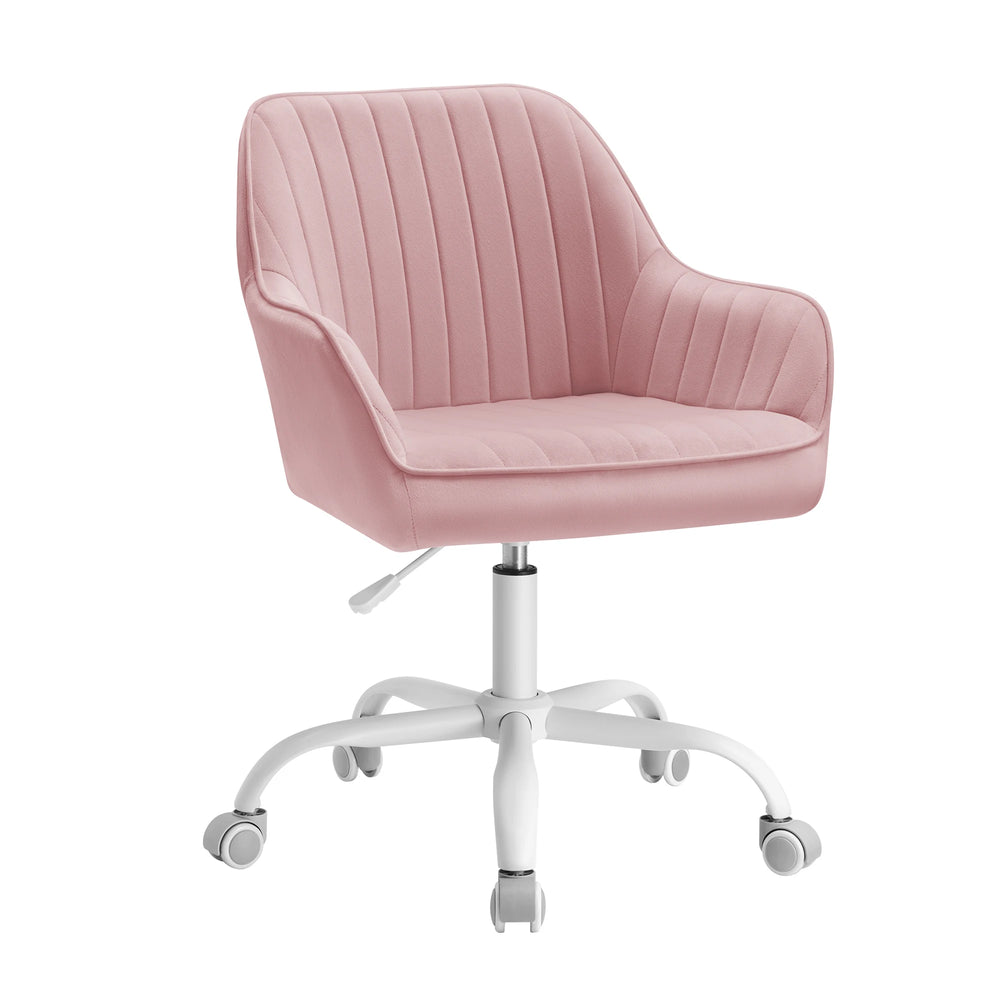 Chaise de bureau velours réglable