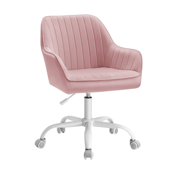 Chaise de bureau velours réglable