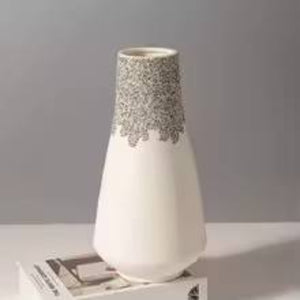 Vase céramique moderne bicolore