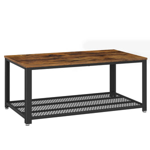 Table basse industrielle bois métal