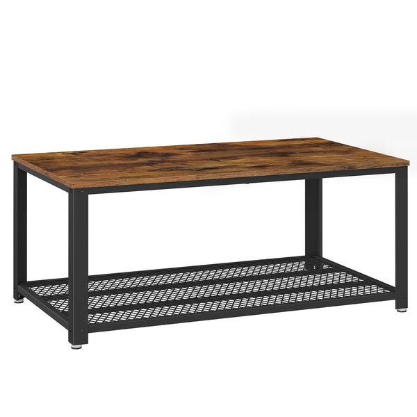 Table basse industrielle bois métal