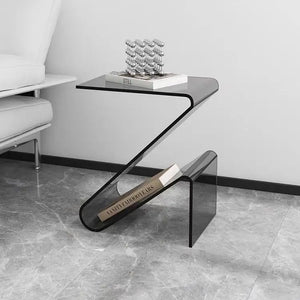 Table d’appoint design acrylique moderne