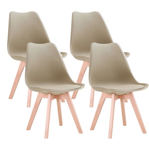 Chaise de salle à manger design beige