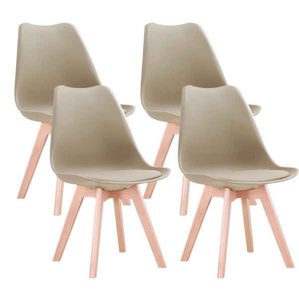 Chaise de salle à manger design beige
