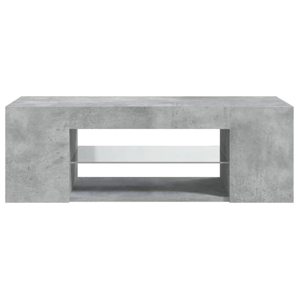 Meuble TV design LED béton