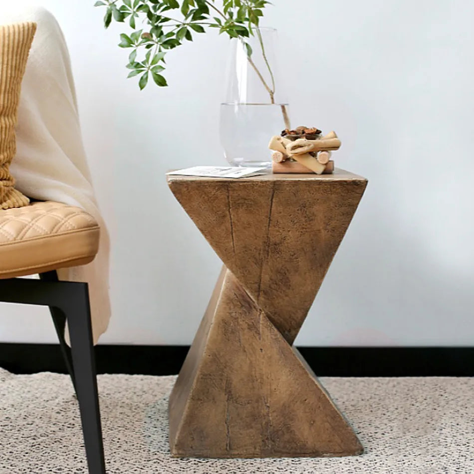 Table d’appoint béton design naturel