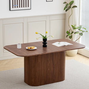 Table à manger bois moderne rectangulaire