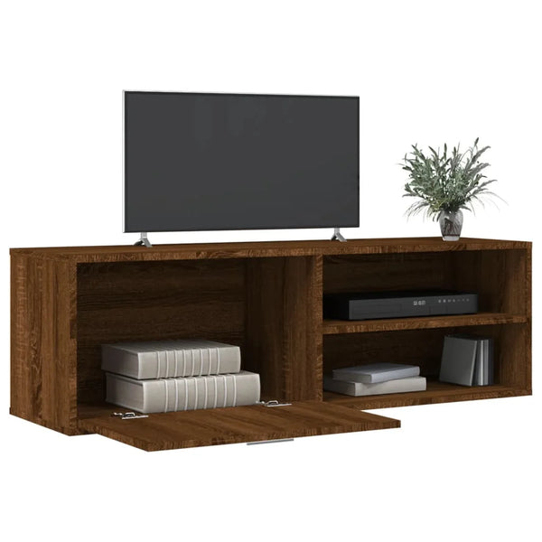 Meuble TV moderne chêne brun