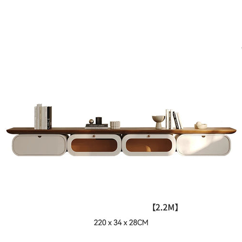 Meuble TV design scandinave blanc