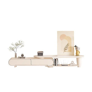 Meuble TV crème minimaliste design
