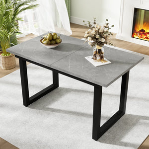 Table à manger extensible industrielle