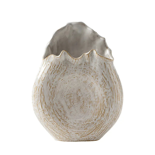 Vase en céramique cercle irrégulier