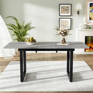 Table à manger extensible industrielle