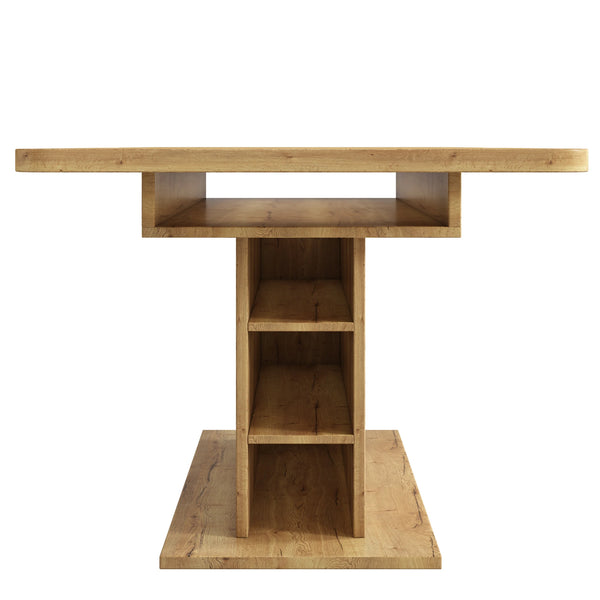 Table à manger extensible bois avec rangement