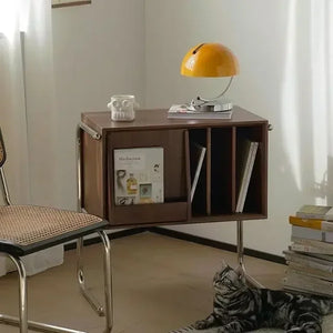 Table d’appoint bois massif style rétro