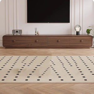 Meuble TV bois design arrondi