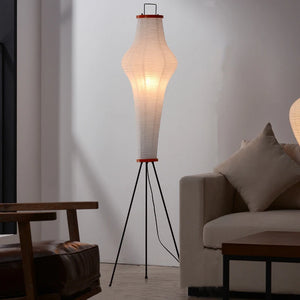 Lampadaire japonais papier de riz design