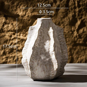 Vase décoratif céramique wabi-sabi