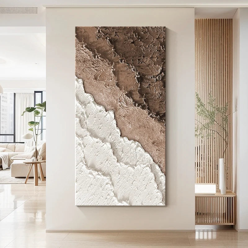Tableau mural LED design texturé