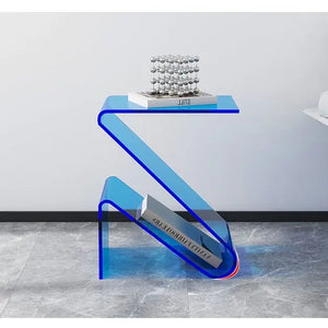 Table d’appoint design acrylique moderne