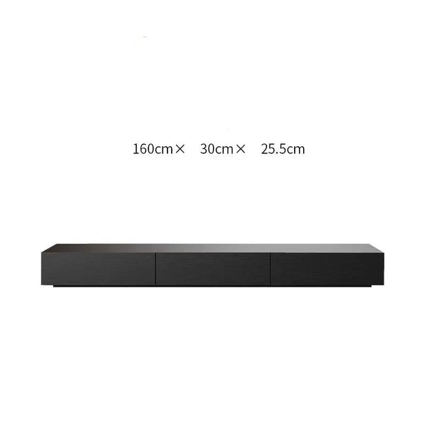 Meuble TV moderne noir mat