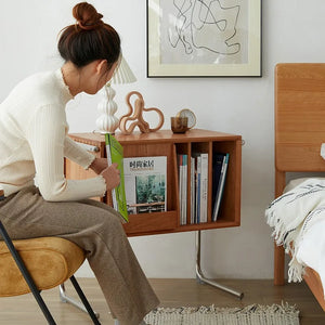 Table d’appoint bois massif style rétro