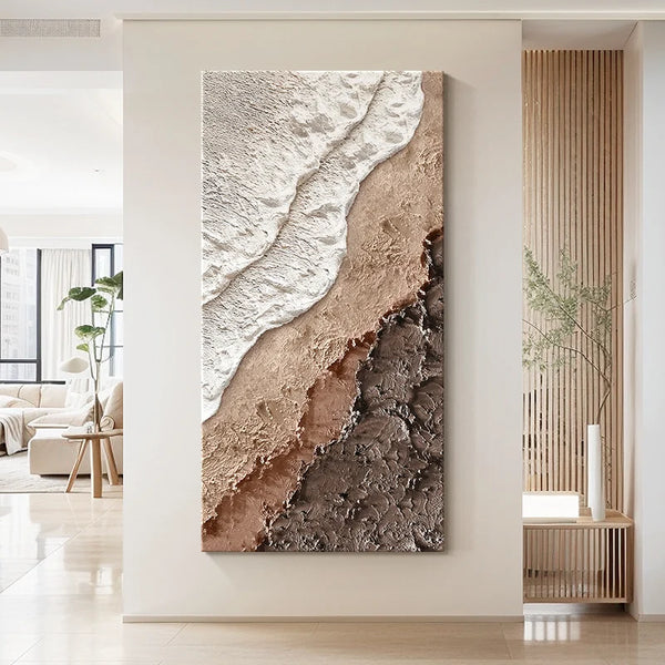 Tableau mural LED design texturé