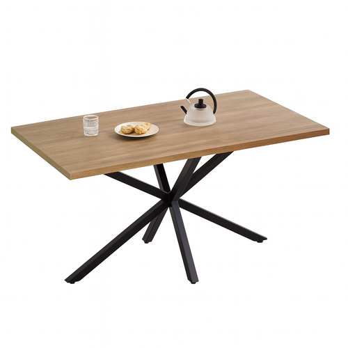 Table rectangulaire bois et métal